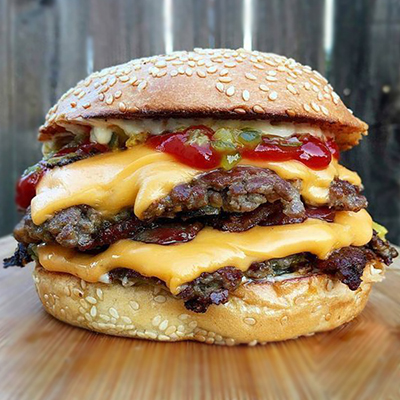 "Mixed Meat Bob Burger Double Patty (BOB) - Click here to View more details about this Product